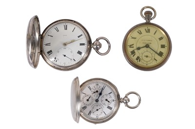 Lot 508 - THREE ANTIQUE POCKET WATCHES