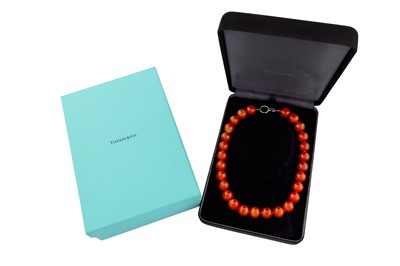 Lot 112 - TIFFANY Ι A 'PALOMA PICASSO' AGATE BEAD NECKLACE