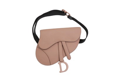 Lot 37 - Christian Dior Blush Pink Saddle Belt Bag