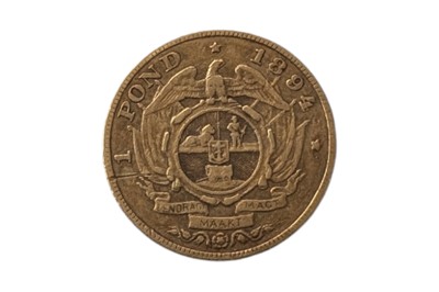 Lot 79 - SOUTH AFRICA, 1894 GOLD POND.