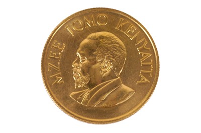 Lot 66 - KENYA, 1966 GOLD 250 SHILLINGS.