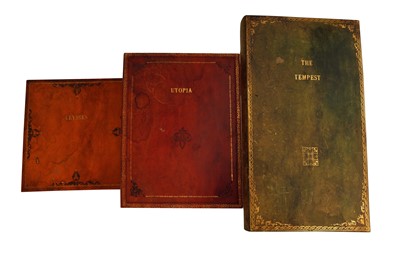 Lot 234 - A NESTING SET OF THREE 'BOOKS' TABLES, LATE 20TH CENTURY