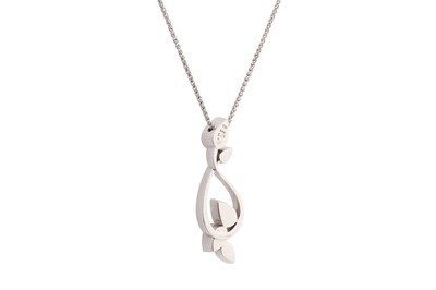 Lot 291 - DAVID M. ROBINSON Ι A DIAMOND PENDANT NECKLACE