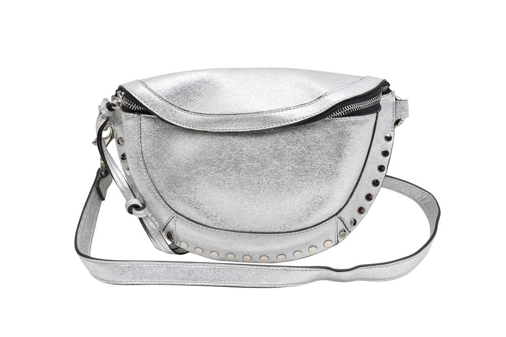 Lot 475 Isabel Marant Silver Skano Sling Belt Bag