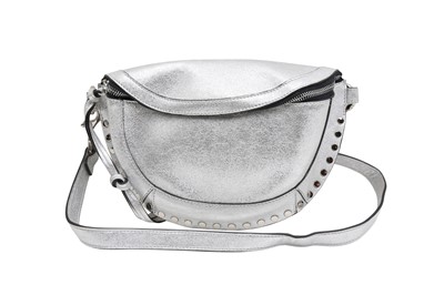 Lot 475 - Isabel Marant Silver Skano Sling Belt Bag