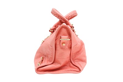 Lot 41 - Balenciaga Pink Part Time City Motorcycle Bag