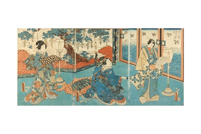 Lot 809 - UTAGAWA TOYOKUNI III (UTAGAWA KUNISADA 1786 - 1865)