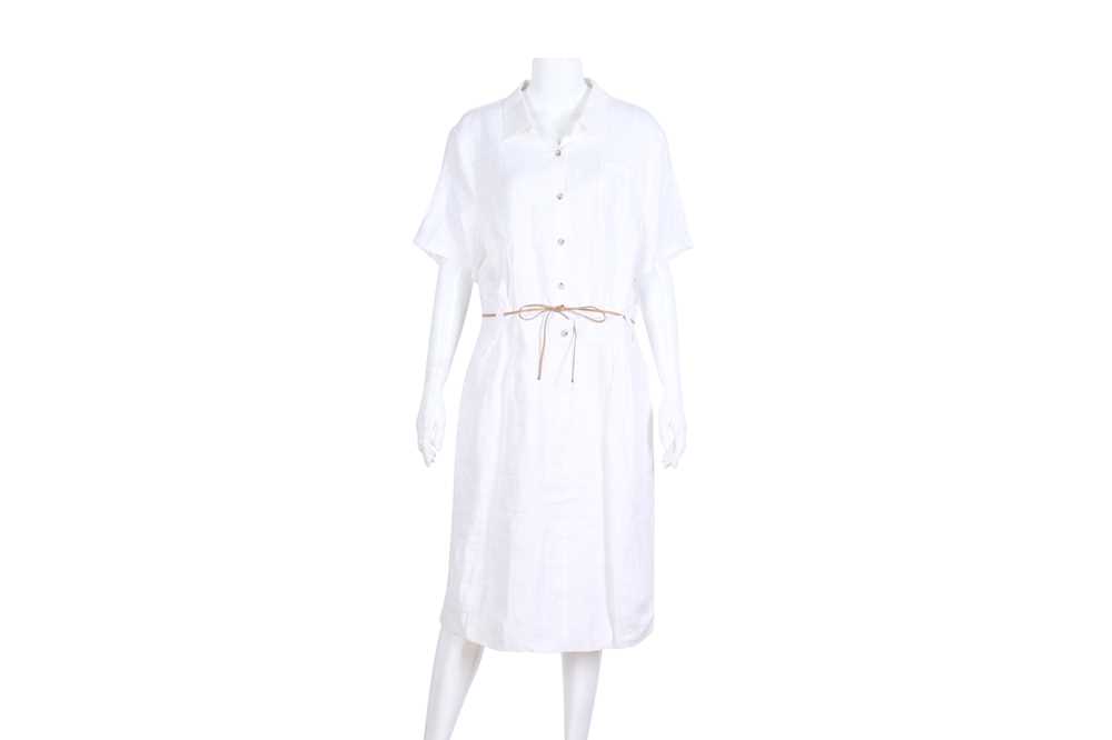 midi long sleeve a line dress Long Sleeve Tie Back A-Line Dress – Parthea Fashion main image 1