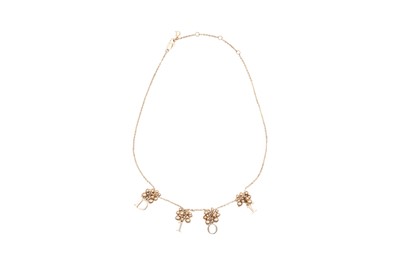 Lot 373 - Dior Logo Bead Charm Necklace