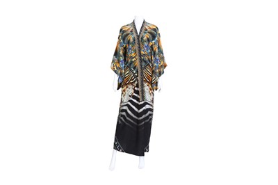 Lot 194 - Camilla Blue Silk Marine Queen Kimono - Size S