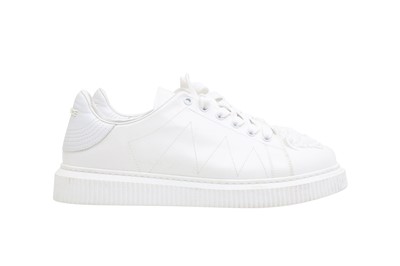 Lot 521 - Versace Men's White Medusa Low Sneaker - Size 41