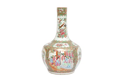 Lot 644 - A CHINESE CANTON FAMILLE-ROSE VASE