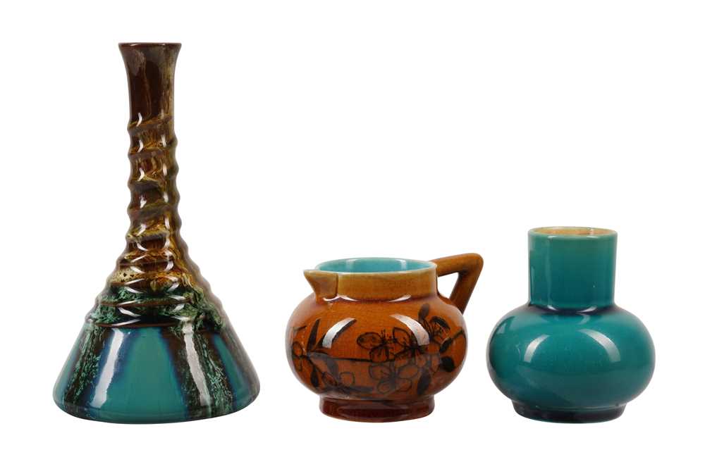 Lot 7 - CHRISTOPHER DRESSER (BRITISH, 1834-1904) FOR LINTHORPE ART POTTERY
