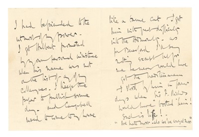 Lot 401 - Fisher (John, Admiral)