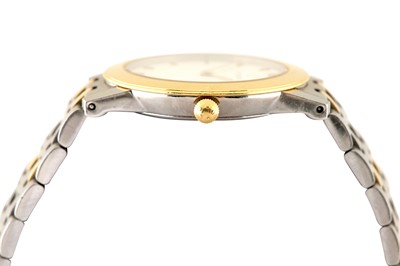 Lot 483 - ETERNA SOLO-TEMPO BRACELET WATCH - STEEL AND GOLD