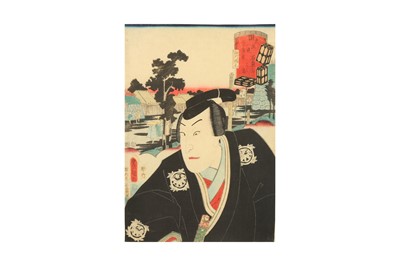 Lot 806 - FOUR JAPANESE WOODBLOCK PRINTS BY UTAGAWA TOYOKUNI III (UTAGAWA KUNISADA, 1786 - 1865)