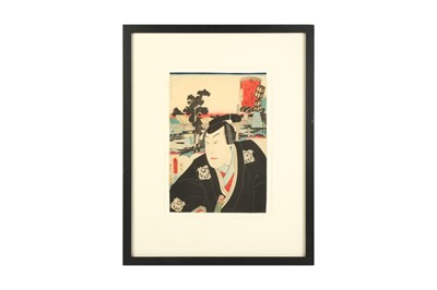 Lot 806 - FOUR JAPANESE WOODBLOCK PRINTS BY UTAGAWA TOYOKUNI III (UTAGAWA KUNISADA, 1786 - 1865)