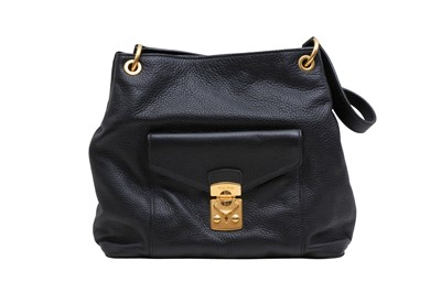 Lot 383 - Miu Miu Black Pocket Front Shoulder Bag