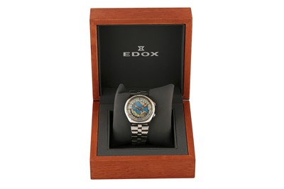 Lot 419 - EDOX GEOSCOPE BRACELET WATCH