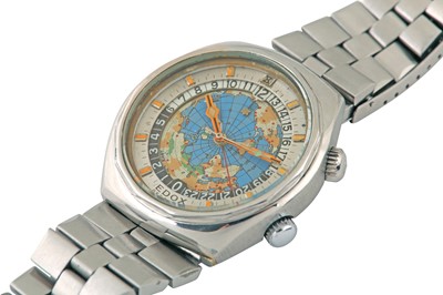 Lot 419 - EDOX GEOSCOPE BRACELET WATCH