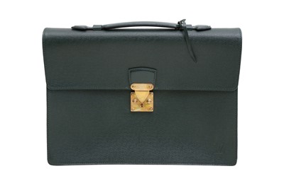 Lot 234 - Louis Vuitton Episea Taiga Serviette Kourad Briefcase