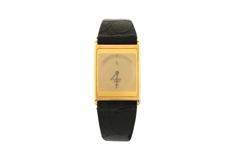 Lot 453 - CONCORD DELERIUM TRÉ MINCE DRESS ULTRA-THIN DRESS WATCH -18K GOLD