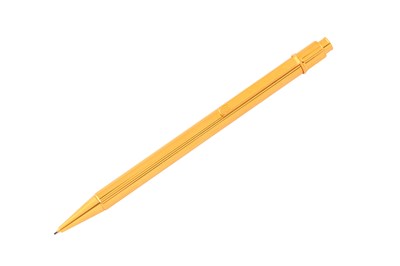 Lot 519 - A MUST DE CARTIER GOLD PLATED PROPELLING PENCIL