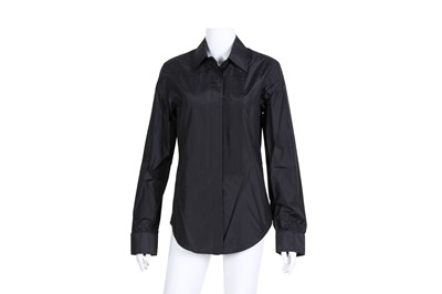 Lot 136 - Gucci Black Silk Evening Dress Shirt - Size 42