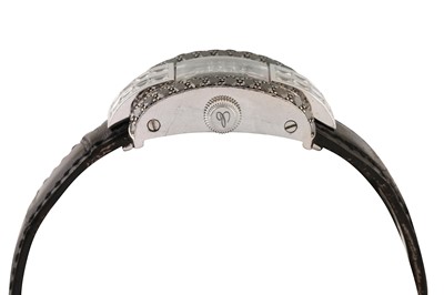 Lot 463 - CHOPARD LA STRADA BRACELET WATCH - 18K WHITE GOLD AND DIAMONDS