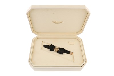 Lot 466 - CHOPARD ALTA MODA 'HAPPY DIAMONDS' COCKTAIL WATCH - 18K GOLD