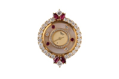 Lot 466 - CHOPARD ALTA MODA 'HAPPY DIAMONDS' COCKTAIL WATCH - 18K GOLD