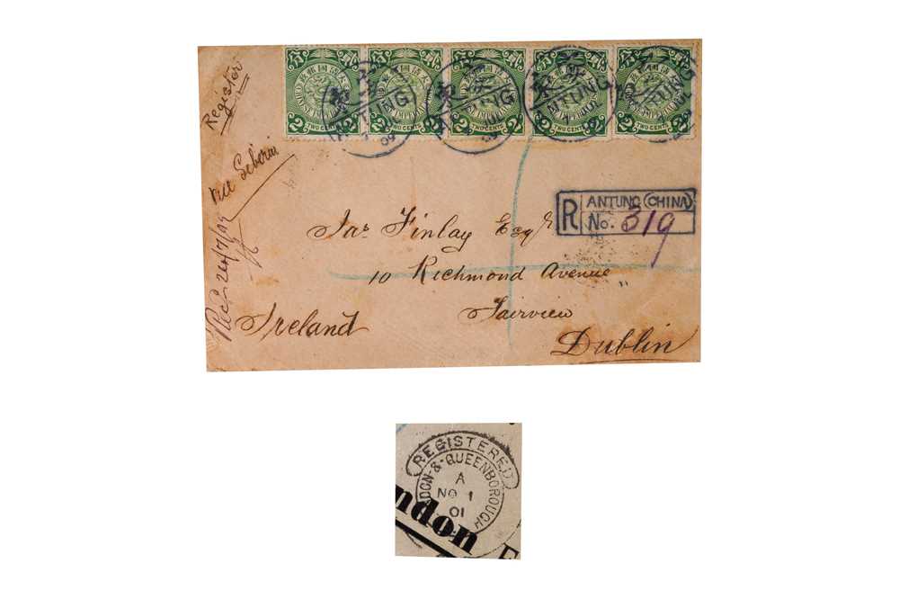 Lot 54 - China Autung Registered Cover to Ireland 1909