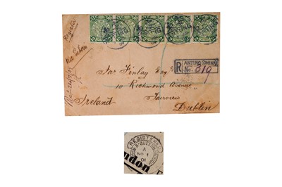 Lot 54 - China Autung Registered Cover to Ireland 1909