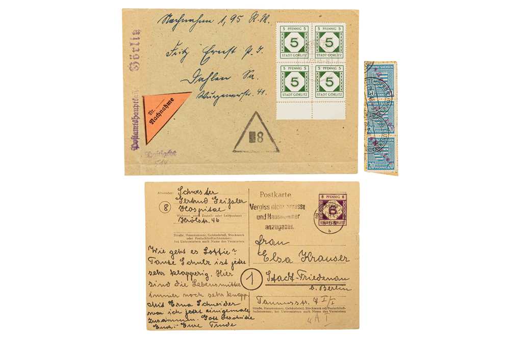 Lot 67 - East Germany Silesia Gorlitz Judaica 1945