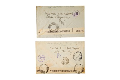 Lot 70 - Fiume pair of 1943 Registered Covers to Zemun and Belgrade