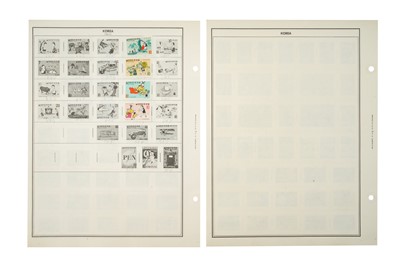Lot 97 - South Korea Stamp Collection used + parcel post meter mark 1968
