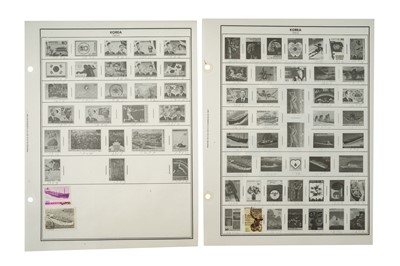 Lot 97 - South Korea Stamp Collection used + parcel post meter mark 1968