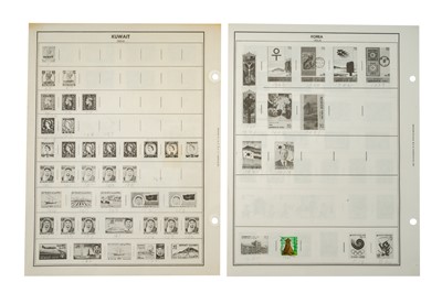 Lot 97 - South Korea Stamp Collection used + parcel post meter mark 1968