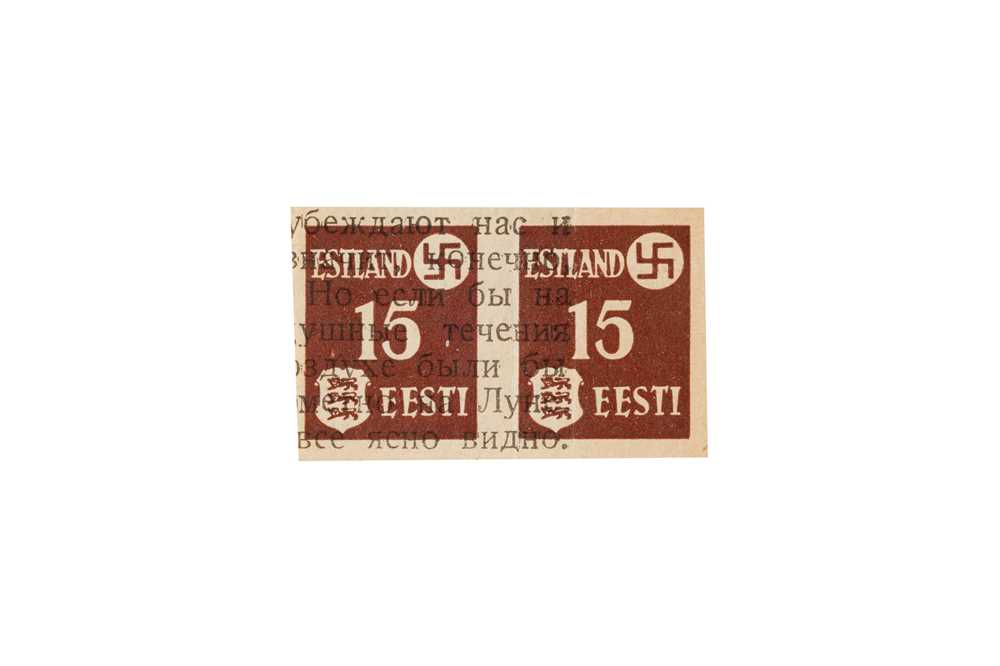 Lot 98 - Estonia 1941 Russia Trial Printing First Issue