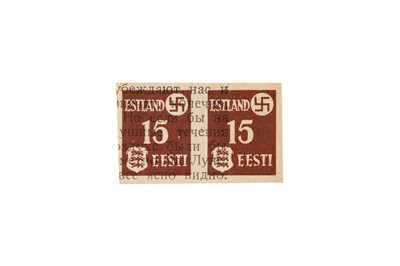Lot 98 - Estonia 1941 Russia Trial Printing First Issue