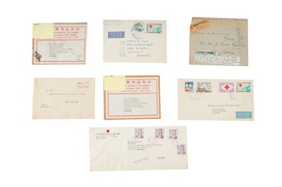 Lot 218 - Korea War and Red Cross and Pasteur Cover from France 1927-1961