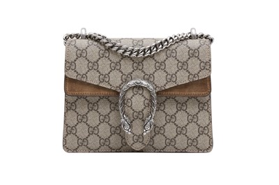 Lot 301 - Gucci Beige GG Supreme Small Dionysus Bag