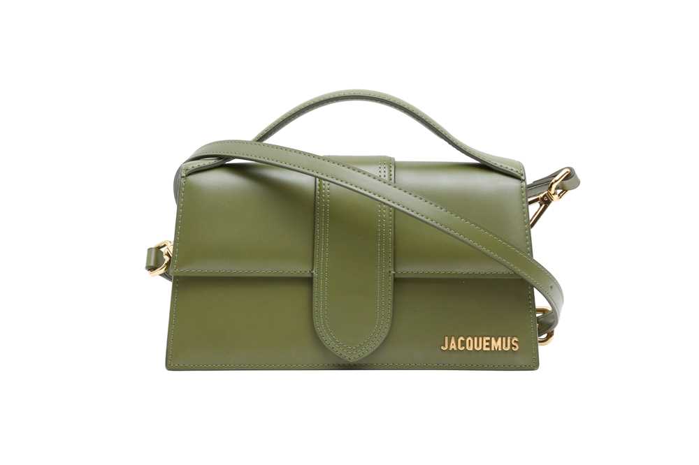 Lot 228 - Jacquemus Khaki Le Grand Bambino Bag