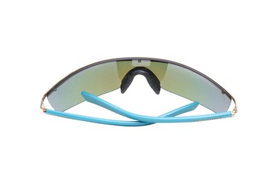 Lot 162 - Chanel x Pharrell Blue Mirror Sheild Sunglasses