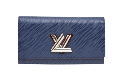 Lot 182 - Louis Vuitton Navy Epi Twist Wallet