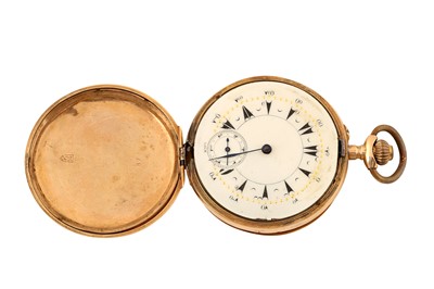 Lot 505 - FULL HUNTER POCKET WATCH - 14K GOLD