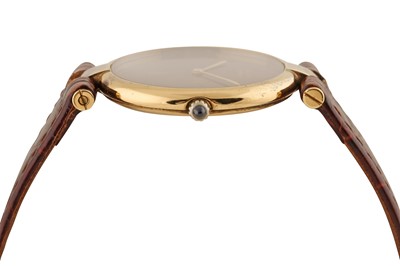 Lot 460 - CARTIER. MUST DE CARTIER VENDOME VERMIEL DRESS WATCH