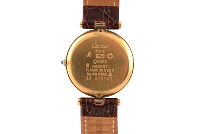 Lot 460 - CARTIER. MUST DE CARTIER VENDOME VERMIEL DRESS WATCH