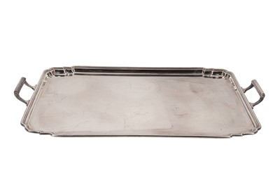 Lot 71 - A 1930S MAPPIN & WEBB SILVER-PLATED TEA SERVICE