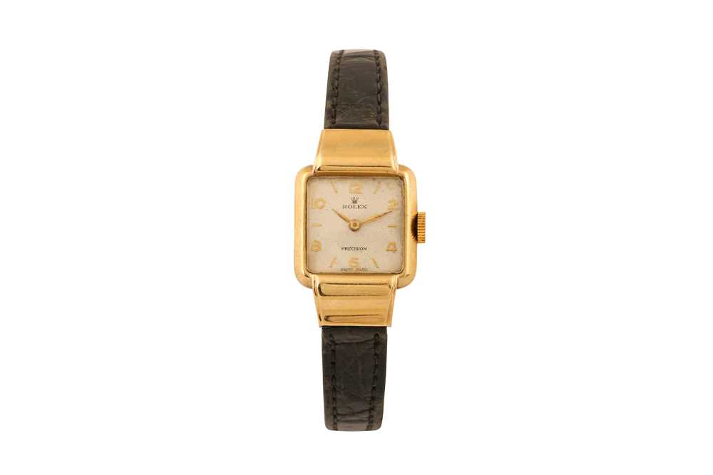 Lot 490 - VINTAGE ROLEX WATCH - 9K GOLD